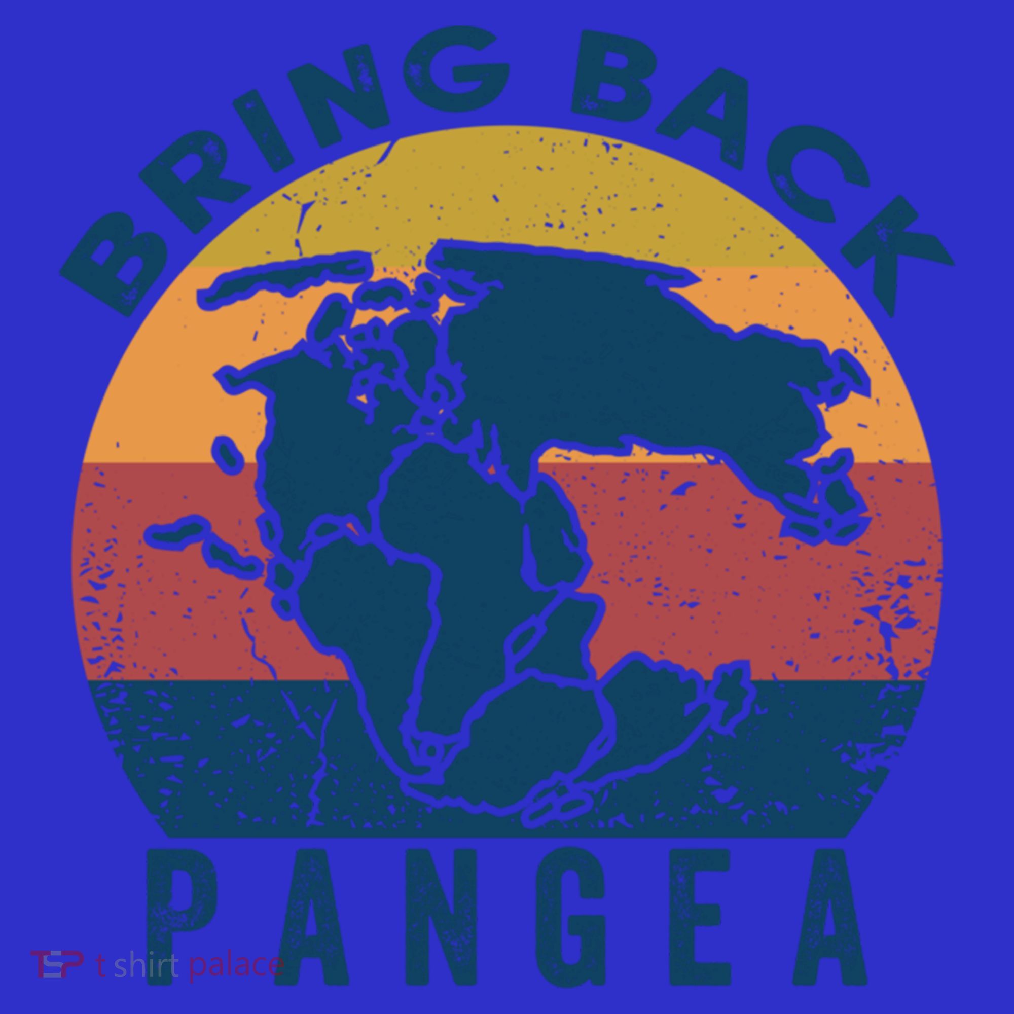 Retro Vintage Bring Back Pangea Funny Geologist Geology Gift T-Shirt