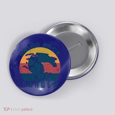 Retro Vintage Bring Back Pangea Funny Geologist Geology Gift Button