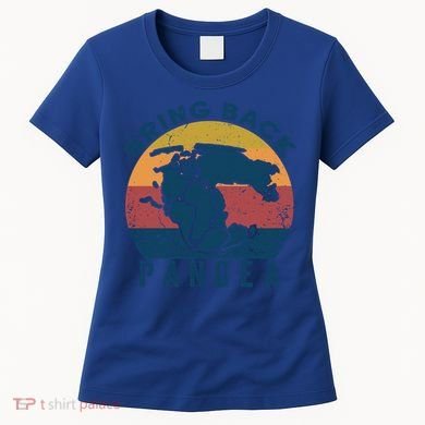 Retro Vintage Bring Back Pangea Funny Geologist Geology Gift Women's T-Shirt