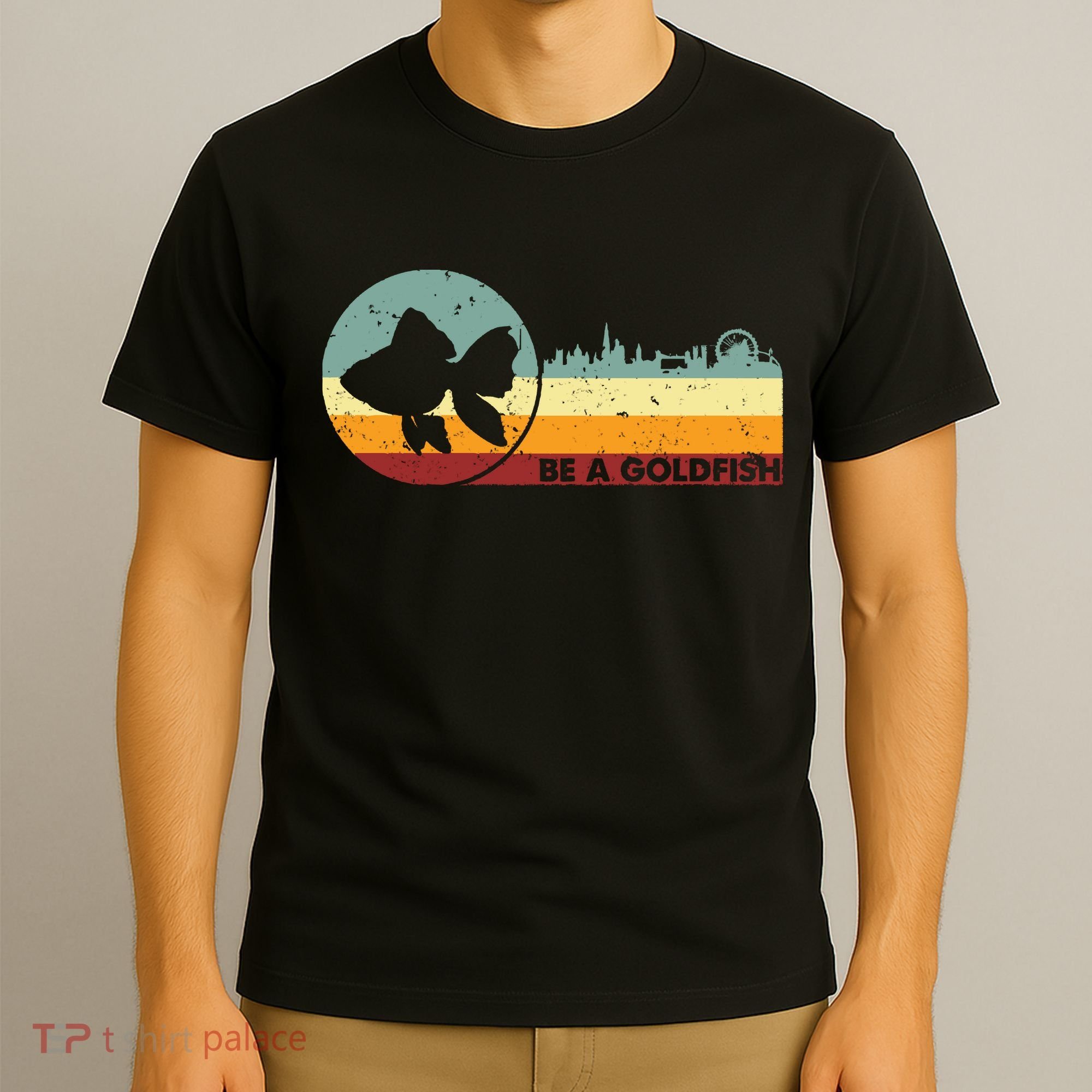Retro Vintage Be A Goldfish T-Shirt