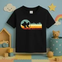 Retro Vintage Be A Goldfish Toddler T-Shirt thumb 3