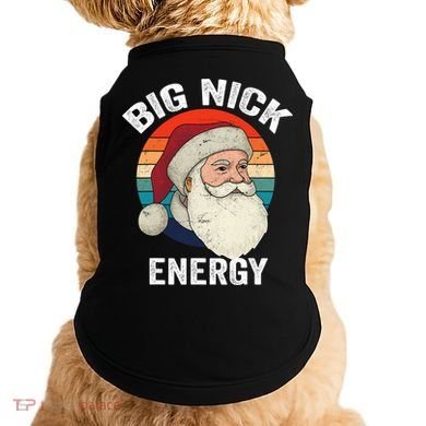 Retro Vintage Big Nick Energy Santa Doggie Tank