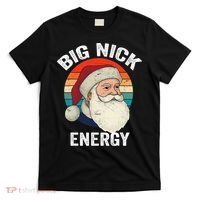 Retro Vintage Big Nick Energy Santa T-Shirt thumb 0