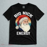 Retro Vintage Big Nick Energy Santa T-Shirt thumb 5