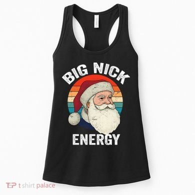 Retro Vintage Big Nick Energy Santa Women's Tank Top