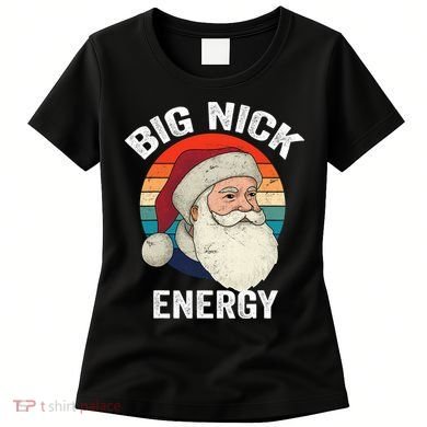 Retro Vintage Big Nick Energy Santa Women's T-Shirt