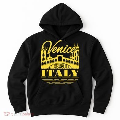 Retro Venice Bridge Italy Souvenir Hoodie