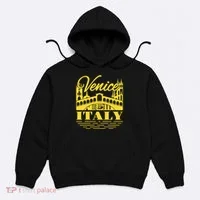 Retro Venice Bridge Italy Souvenir Hoodie thumb 0