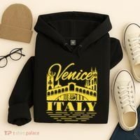 Retro Venice Bridge Italy Souvenir Hoodie thumb 4