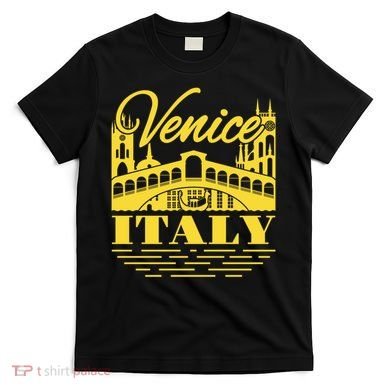 Retro Venice Bridge Italy Souvenir T-Shirt