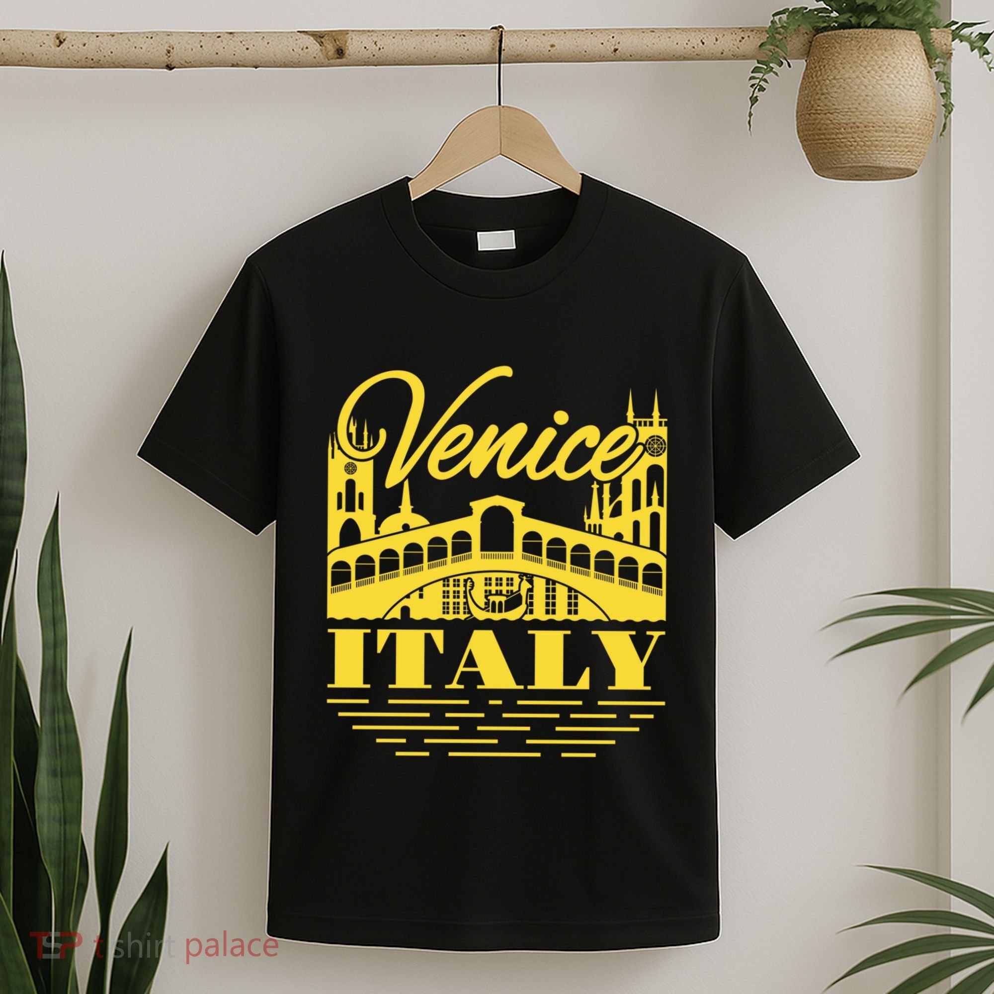 Retro Venice Bridge Italy Souvenir T-Shirt