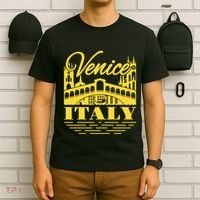 Retro Venice Bridge Italy Souvenir T-Shirt thumb 6