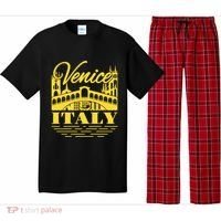 Retro Venice Bridge Italy Souvenir Pajama Set thumb 0