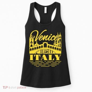 Retro Venice Bridge Italy Souvenir Women's Tank Top