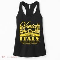 Retro Venice Bridge Italy Souvenir Women's Tank Top thumb 0