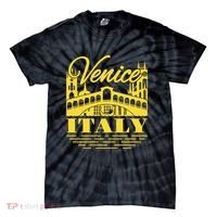 Retro Venice Bridge Italy Souvenir Tie-Dye T-Shirt thumb 0