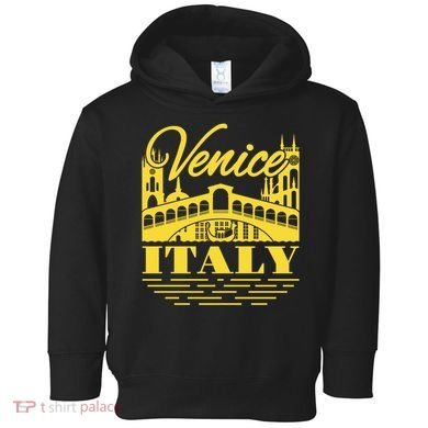 Retro Venice Bridge Italy Souvenir Toddler Hoodie
