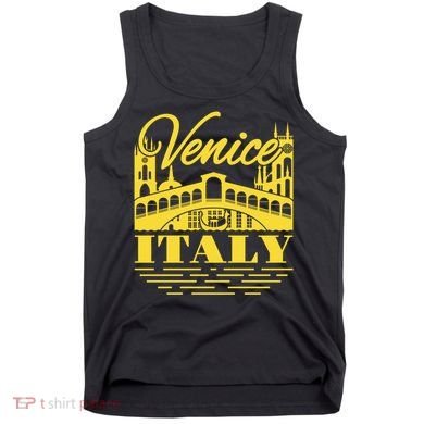 Retro Venice Bridge Italy Souvenir Tank Top