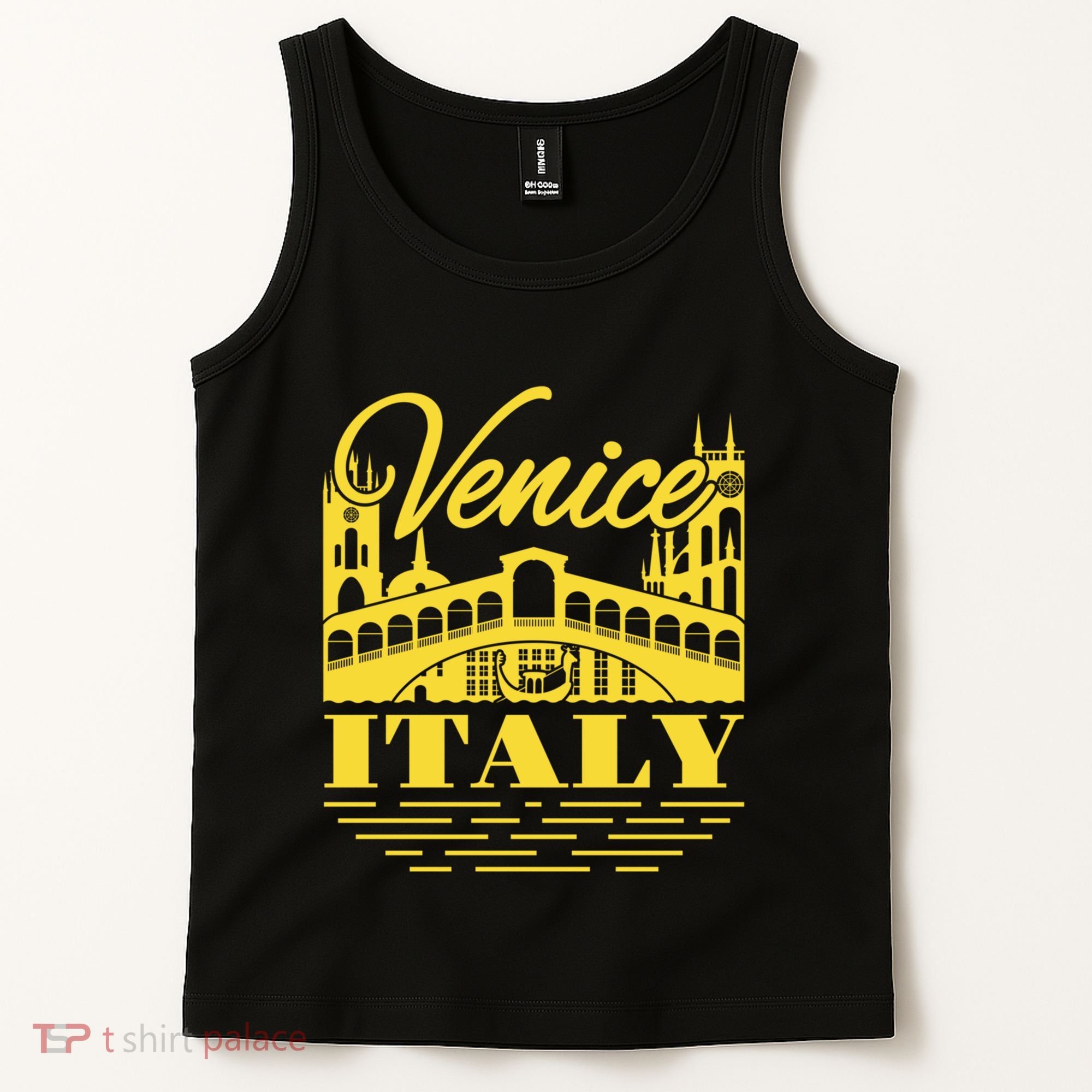 Retro Venice Bridge Italy Souvenir Tank Top