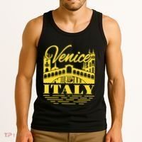 Retro Venice Bridge Italy Souvenir Tank Top thumb 3
