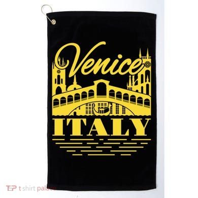 Retro Venice Bridge Italy Souvenir Golf Towel