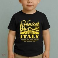 Retro Venice Bridge Italy Souvenir Toddler T-Shirt thumb 2