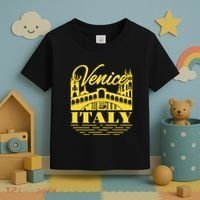 Retro Venice Bridge Italy Souvenir Toddler T-Shirt thumb 3