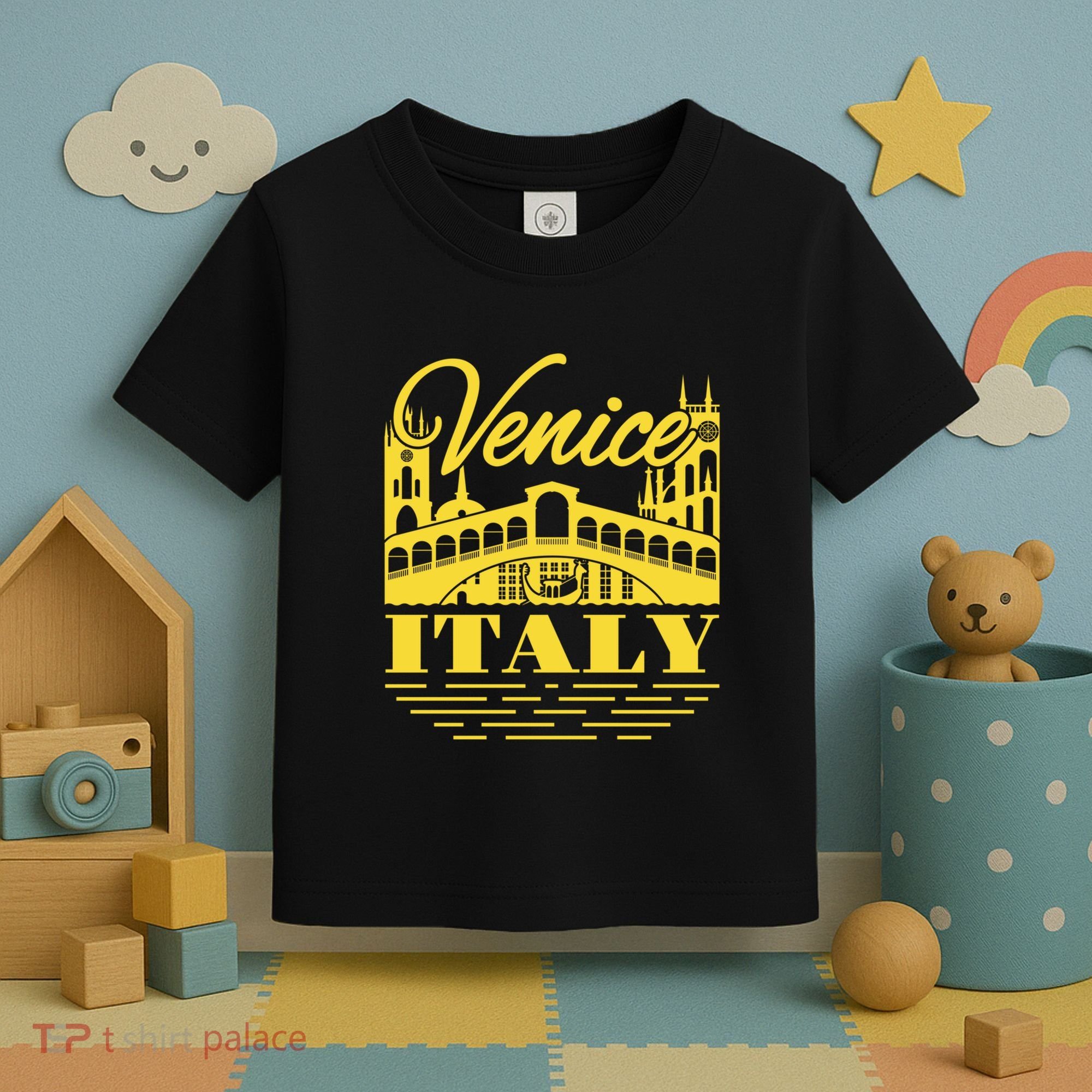 Retro Venice Bridge Italy Souvenir Toddler T-Shirt