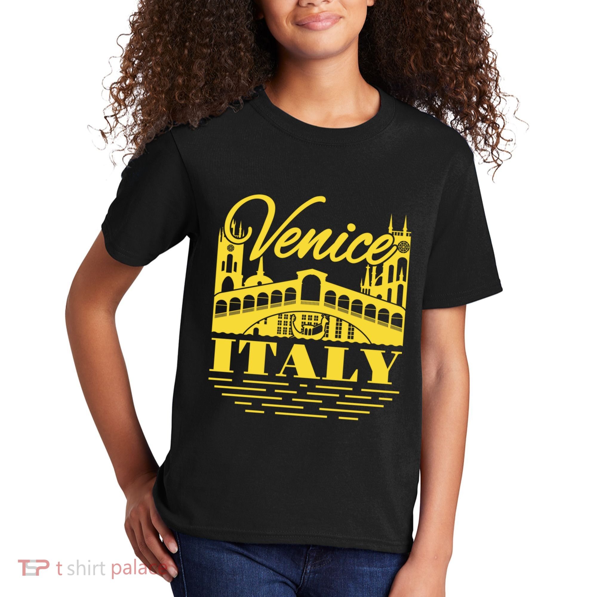 Retro Venice Bridge Italy Souvenir Kids T-Shirt