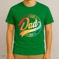 Retro VIntage Best Dad Ever Emblem T-Shirt thumb 3