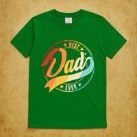 Retro VIntage Best Dad Ever Emblem T-Shirt thumb 5