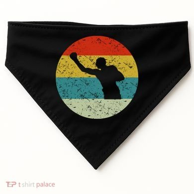 Retro Vintage Boxing USA-Made Doggie Bandana