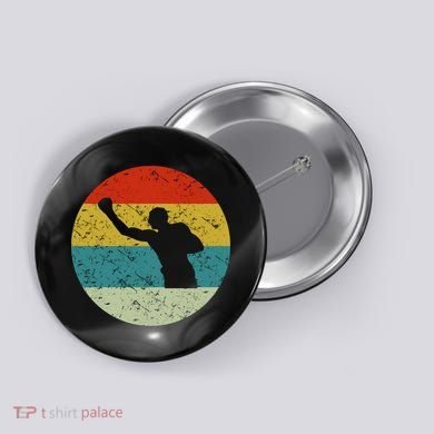 Retro Vintage Boxing Button