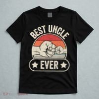 Retro Vintage Best Uncle Ever Fist-bump T-Shirt thumb 5
