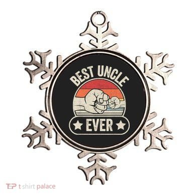 Retro Vintage Best Uncle Ever Fist-bump Ornament