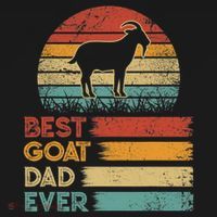 Retro Vintage Best Goat Dad Ever Shirts Animals Lover T-Shirt thumb 7