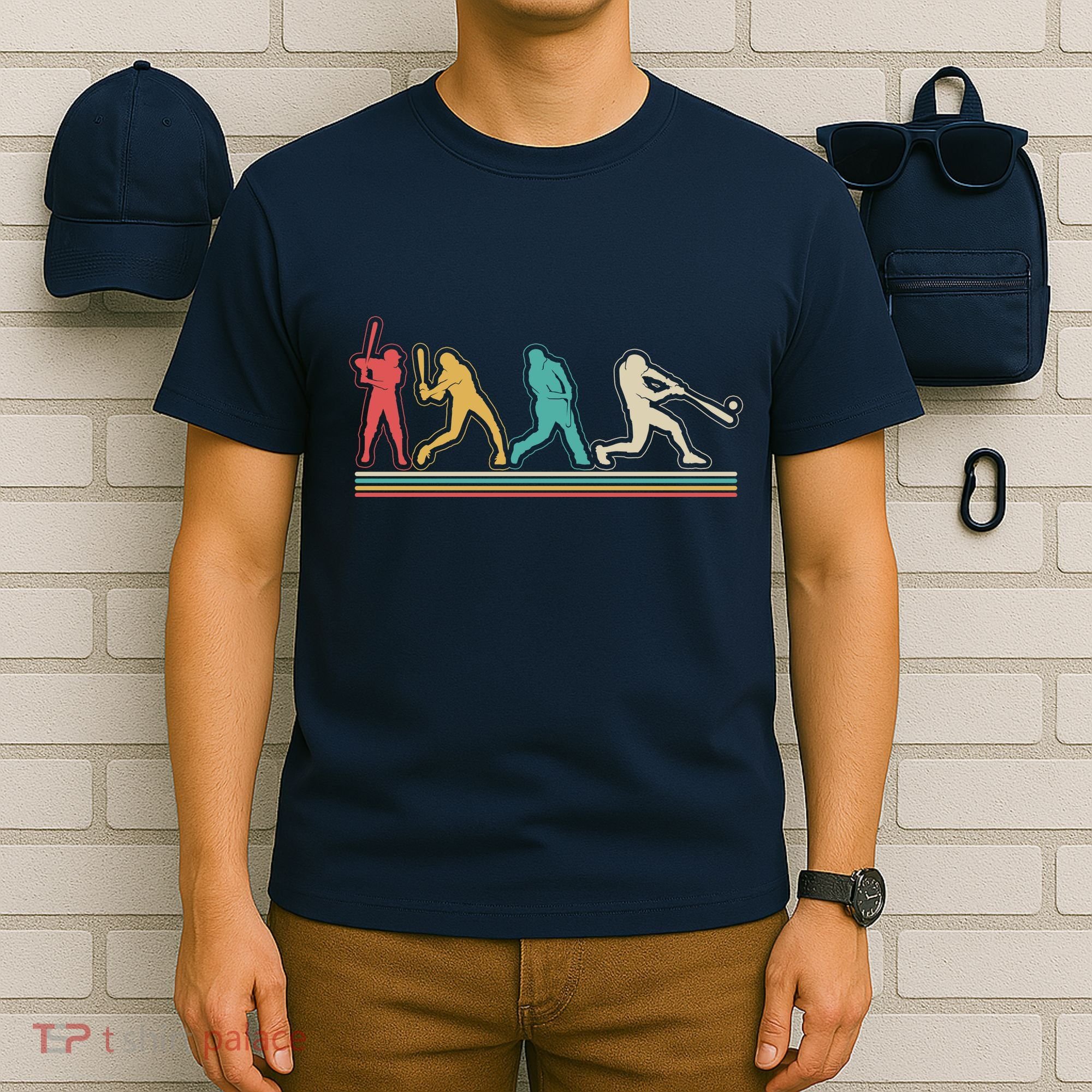 Retro Vintage Baseball Sports Fan T-Shirt