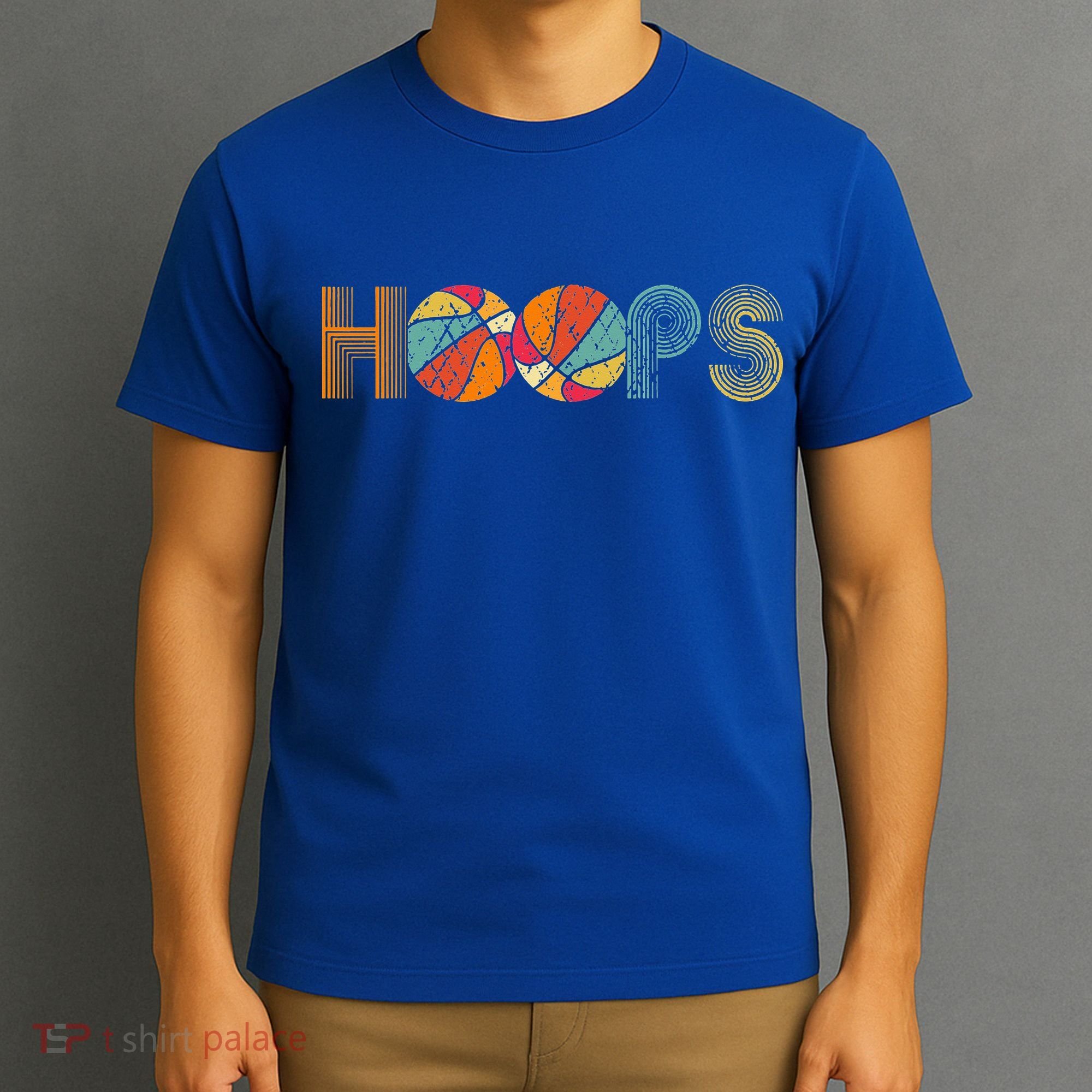 Retro Vintage Basketball Hoops T-Shirt