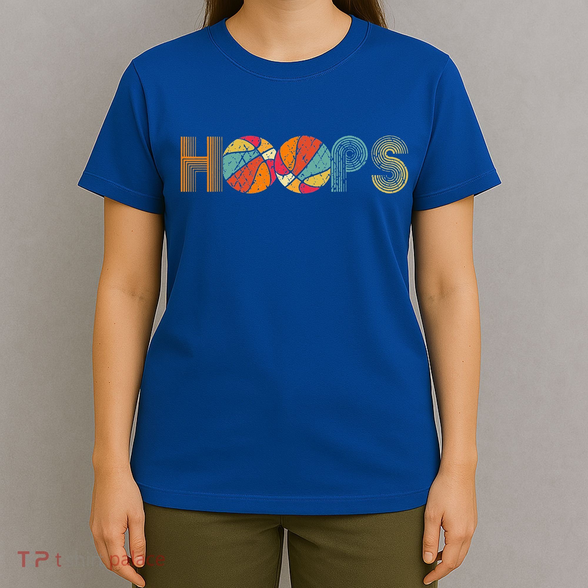 Retro Vintage Basketball Hoops T-Shirt
