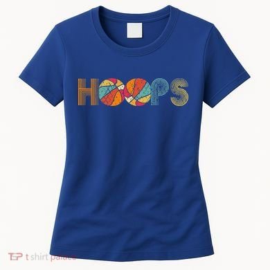 Retro Vintage Basketball Hoops Women's T-Shirt