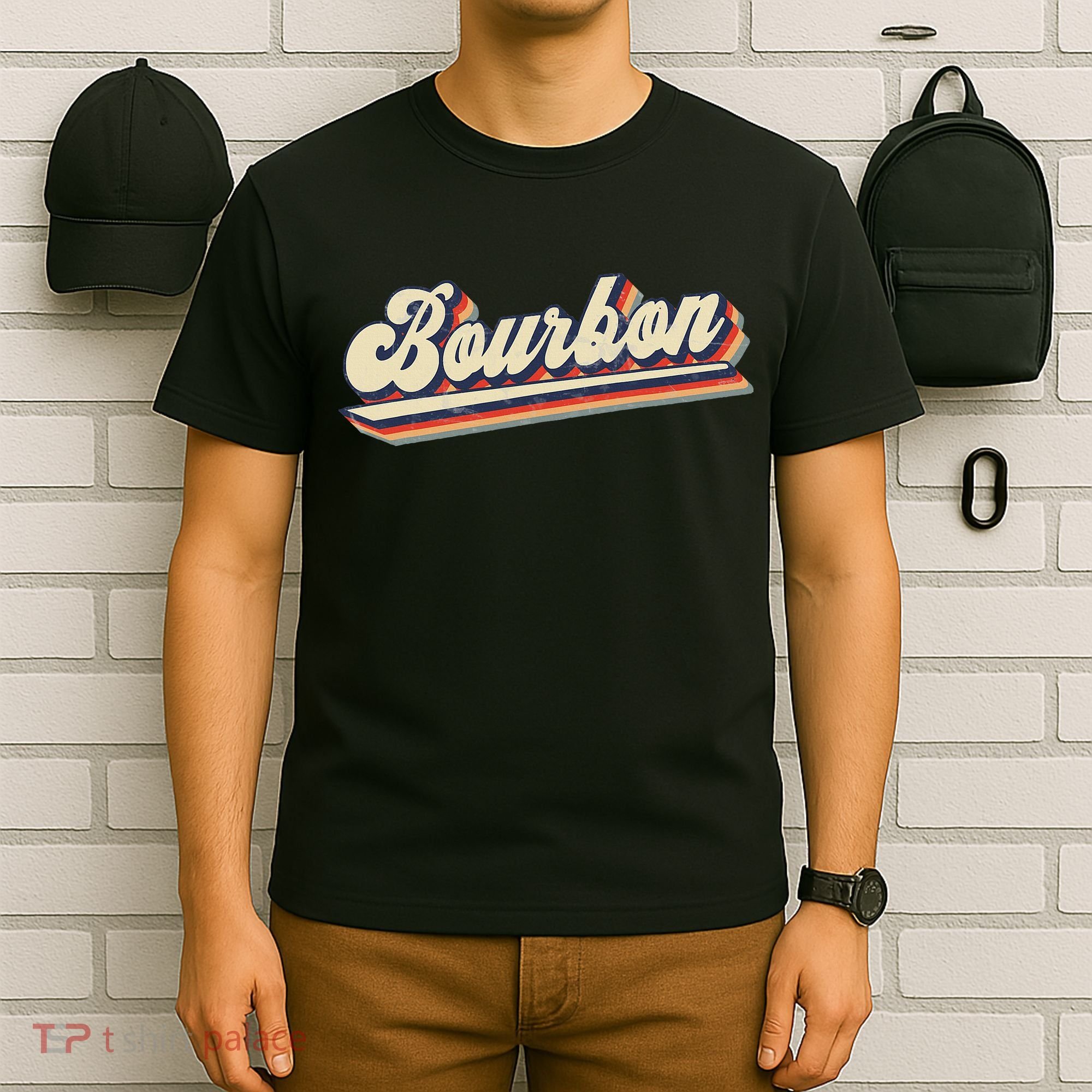 Retro Vintage Bourbon Whisky & Whiskey T-Shirt