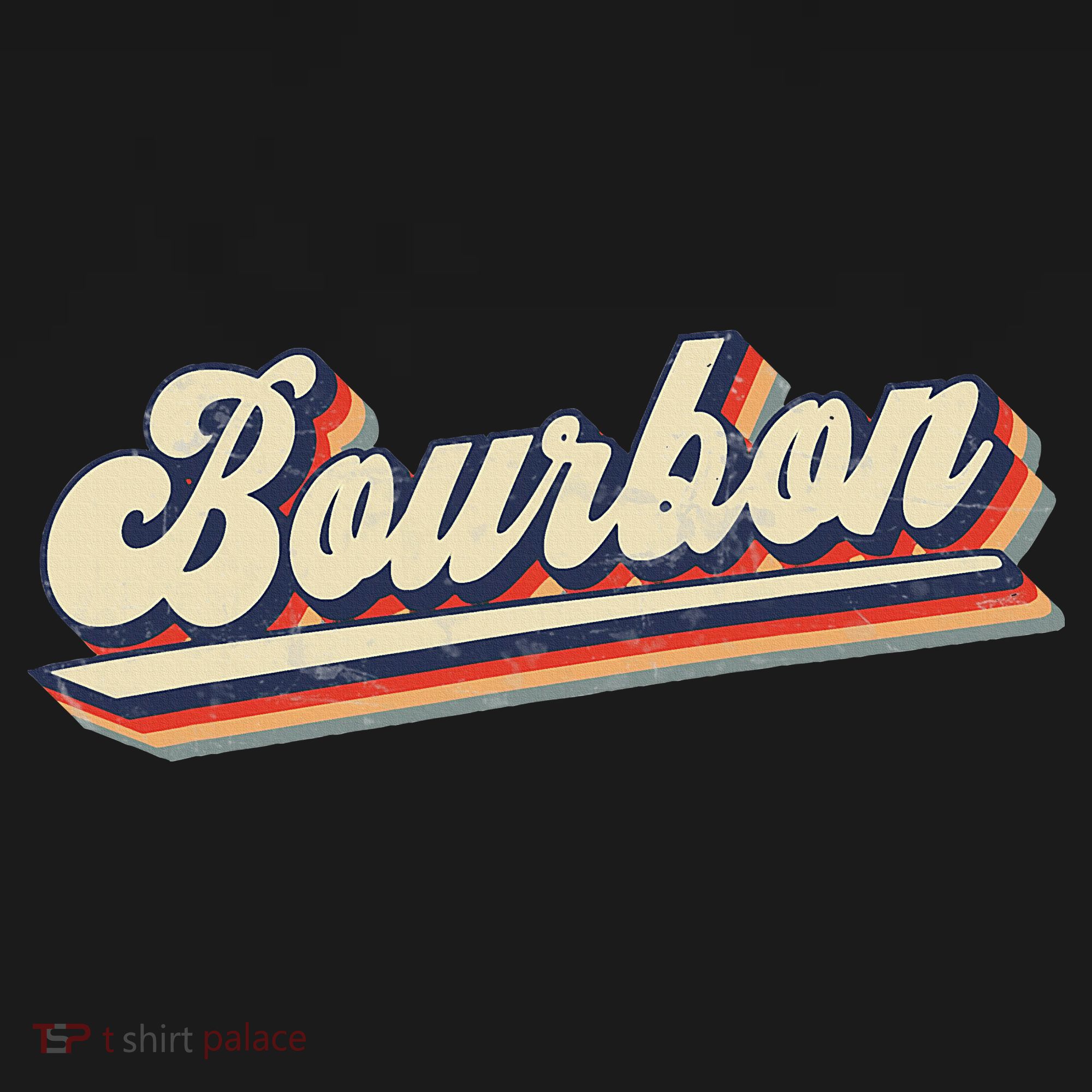 Retro Vintage Bourbon Whisky & Whiskey T-Shirt