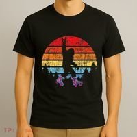 Retro Vintage Bigfoot Skater Roller Skating Roller Derby T-Shirt thumb 3