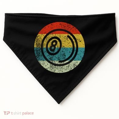 Retro Vintage Billiards USA-Made Doggie Bandana