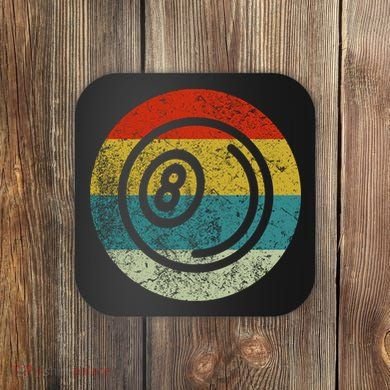 Retro Vintage Billiards Coaster