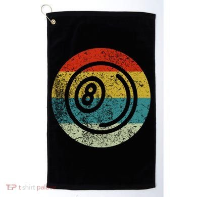 Retro Vintage Billiards Golf Towel