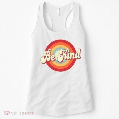 Retro Vintage Be Kind Women's Tank Top