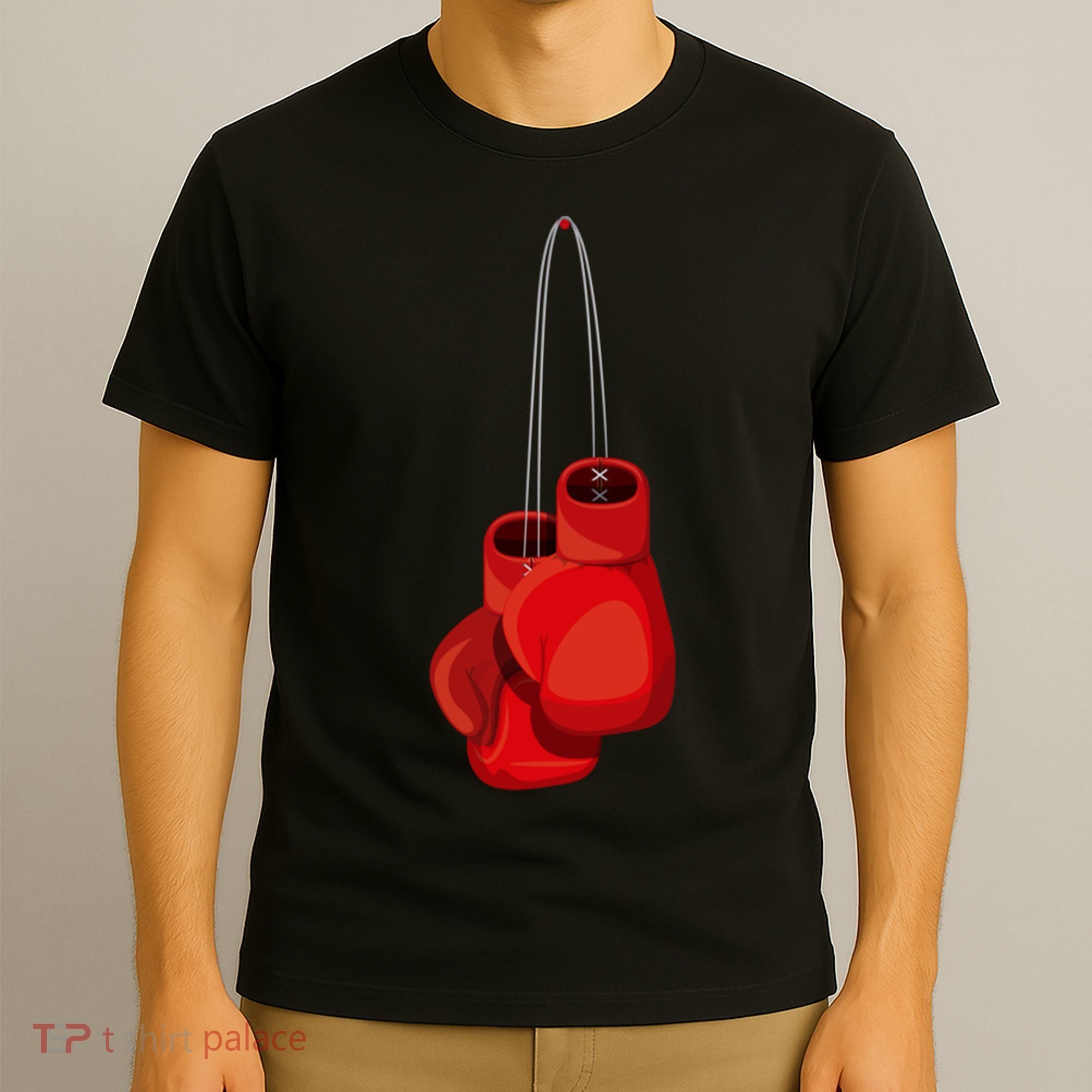 Retro Vintage Boxing Gloves Boxer Boxing Club Usa Gift T-Shirt