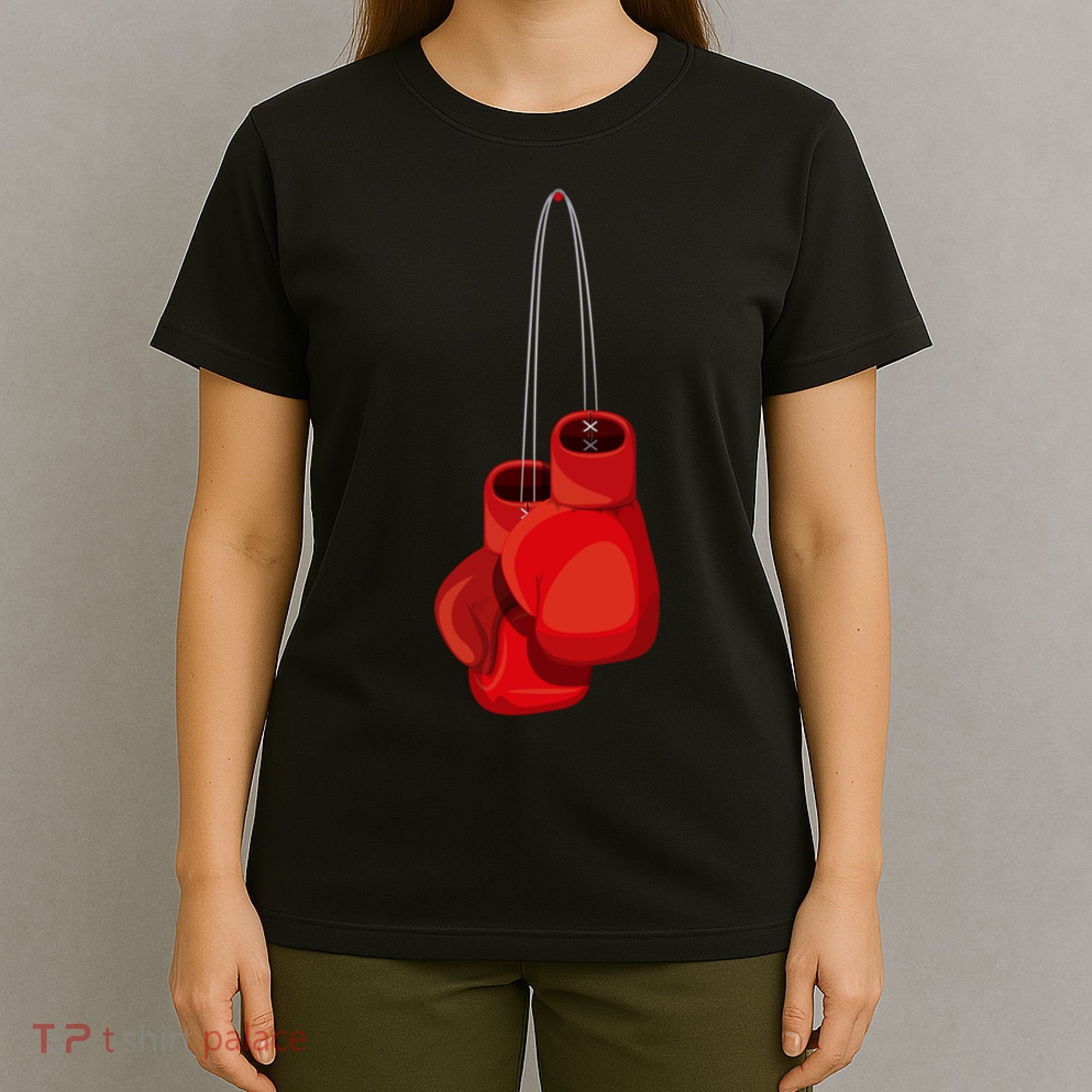Retro Vintage Boxing Gloves Boxer Boxing Club Usa Gift T-Shirt