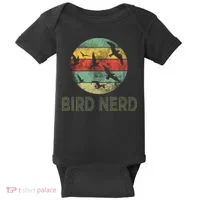 Retro Vintage Birding Bird Watching Funny Bird Watcher Baby Bodysuit thumb 0